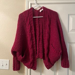 Pink Lily Knitted Cardigan
